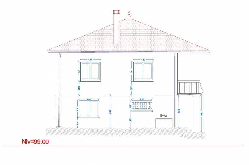 Relevé 3D et réalisation de plan d'état des lieux d'une maison par Algeo Géomètre à Lyon